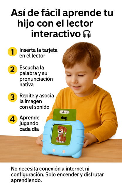 LECTOR DE TARJETAS DIDÁCTICO™- LA FORMA FACIL DE APRENDER