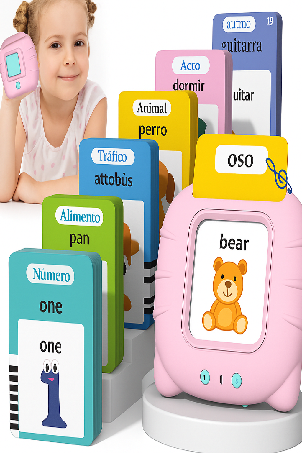 LECTOR DE TARJETAS DIDÁCTICO™- LA FORMA FACIL DE APRENDER