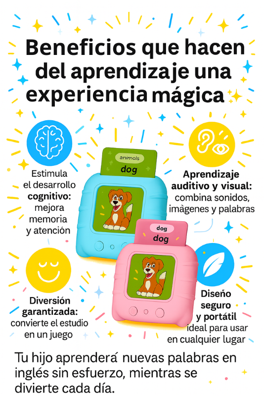 LECTOR DE TARJETAS DIDÁCTICO™- LA FORMA FACIL DE APRENDER